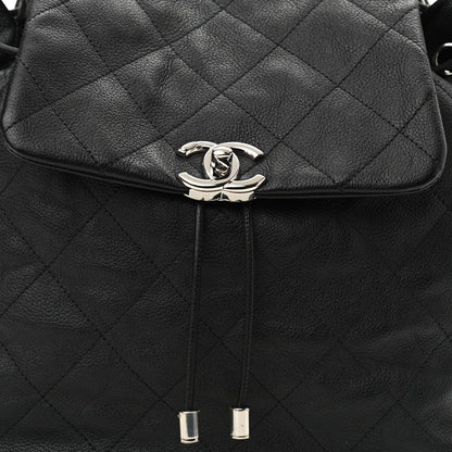 Chanel Grained Calfskin Stitched Braided With Style Backpack Black 8 of 11