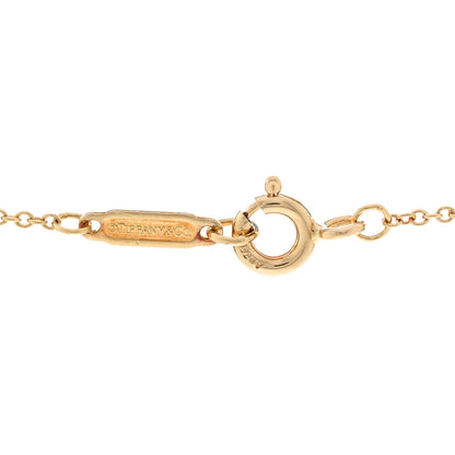Tiffany 18K Yellow Gold Diamond Crown Key Pendant Necklace 5 of 6