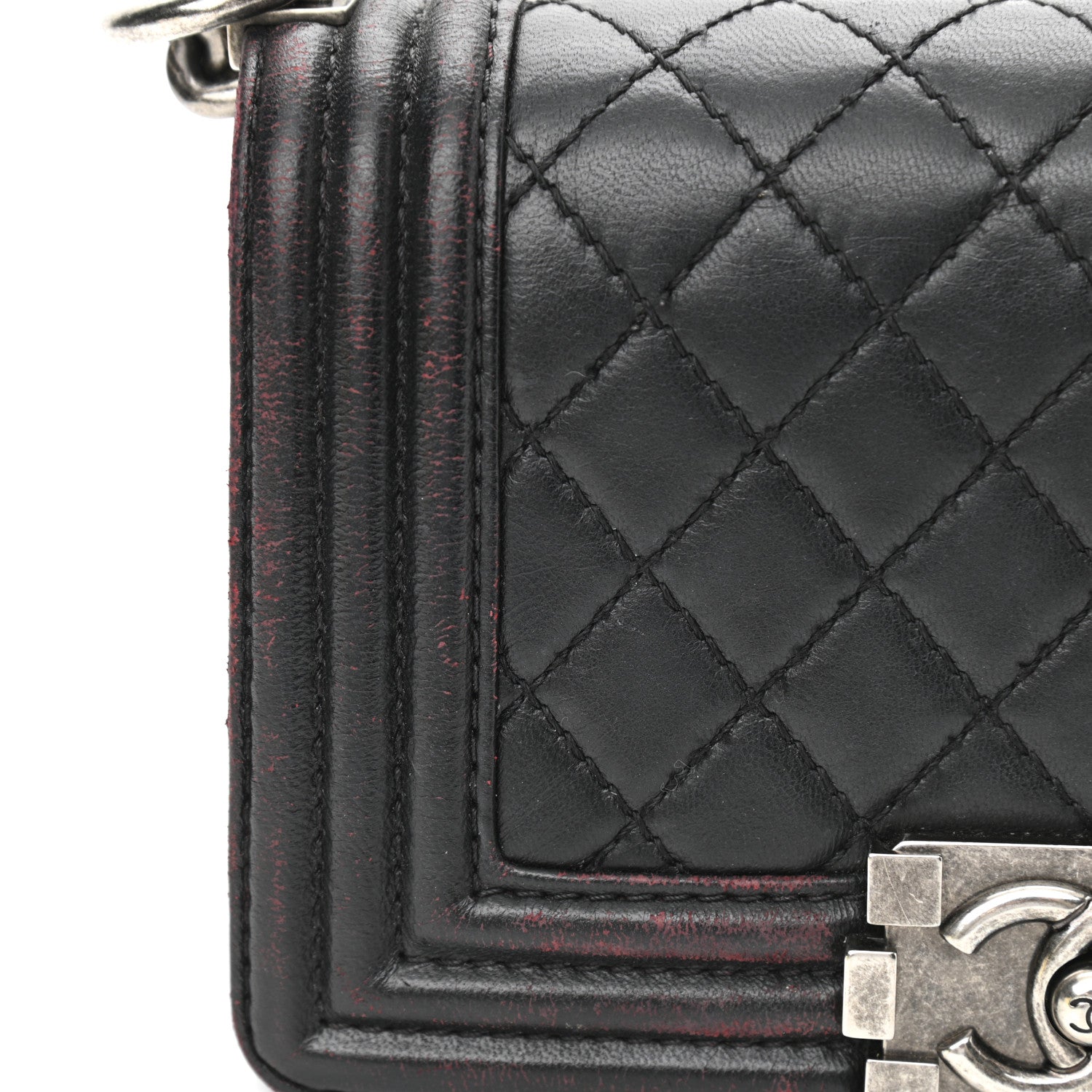 Chanel Lambskin Quilted Small Boy Flap Black 12 of 18