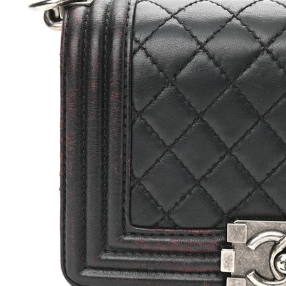 Chanel Lambskin Quilted Small Boy Flap Black 12 of 18
