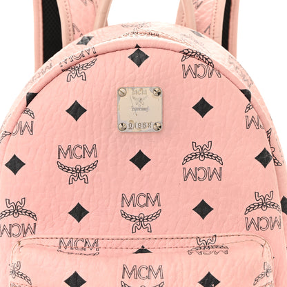 MCM Visetos Outline Stud Mini Stark Backpack Soft Pink 8 of 13