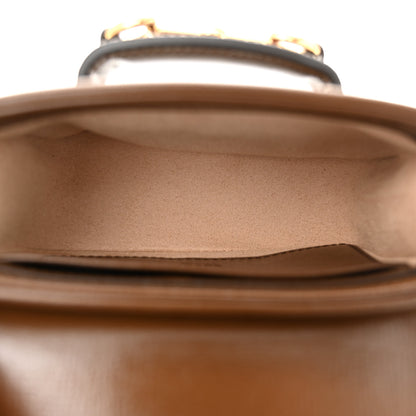 Gucci GG Supreme Monogram Azalea Calfskin Web Horsebit 1955 Wallet On Strap Beige Ebony Brown Sugar 5 of 10
