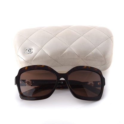 Chanel Tortoise Shell Pearl Sunglasses 5132-H 9 of 9