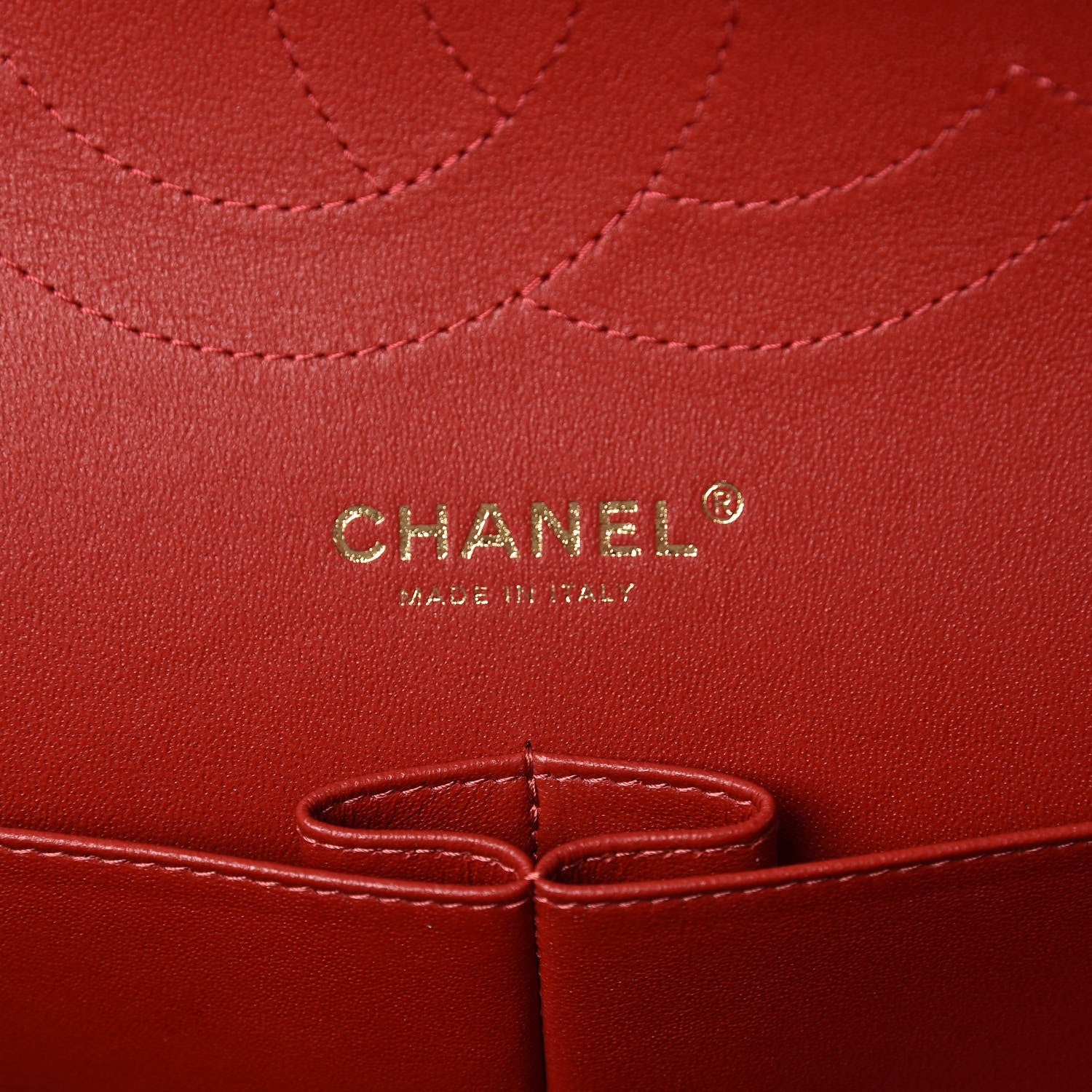 Chanel Caviar Quilted Jumbo Double Flap Red 8 of 11