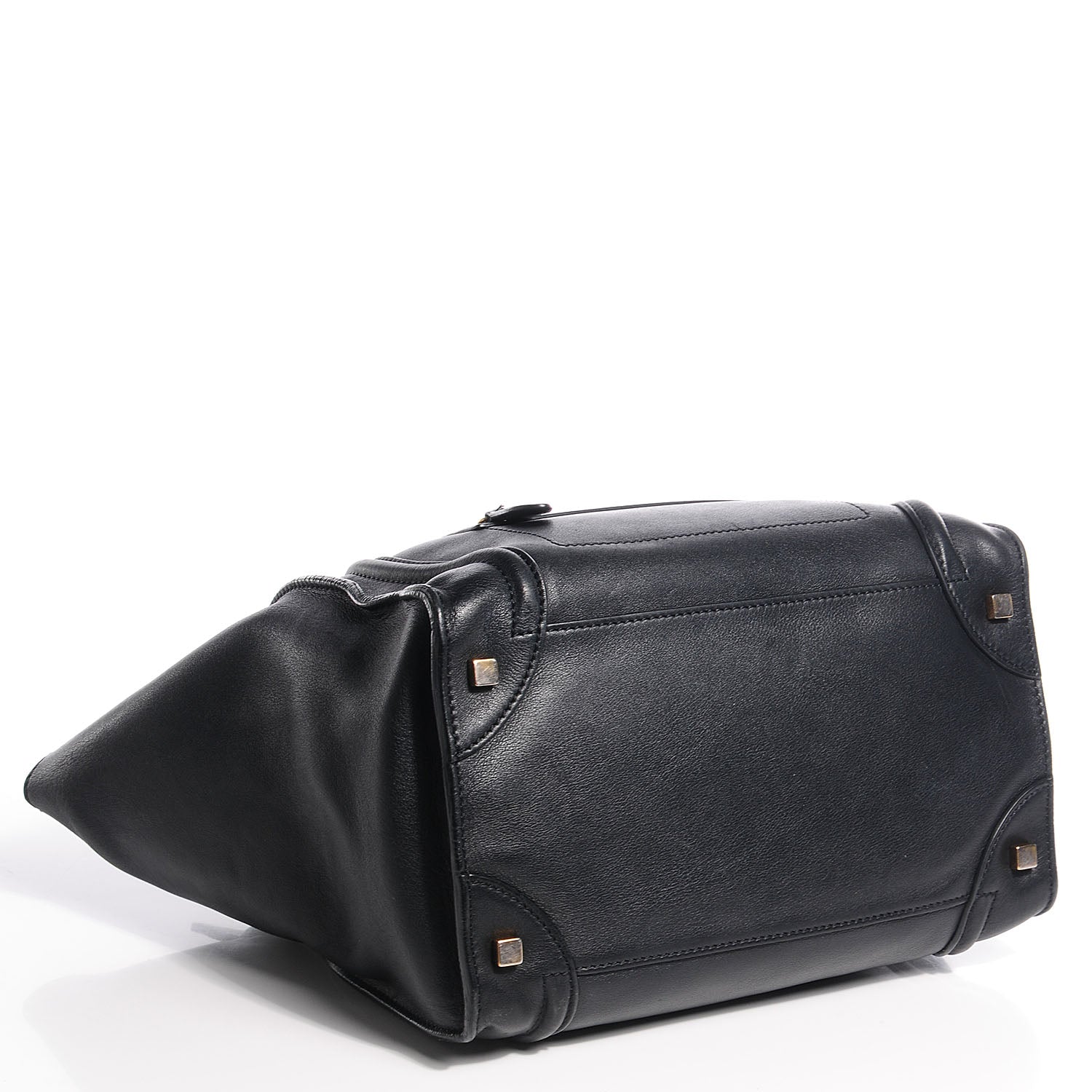 Celine Smooth Calfskin Mini Luggage Black 4 of 8