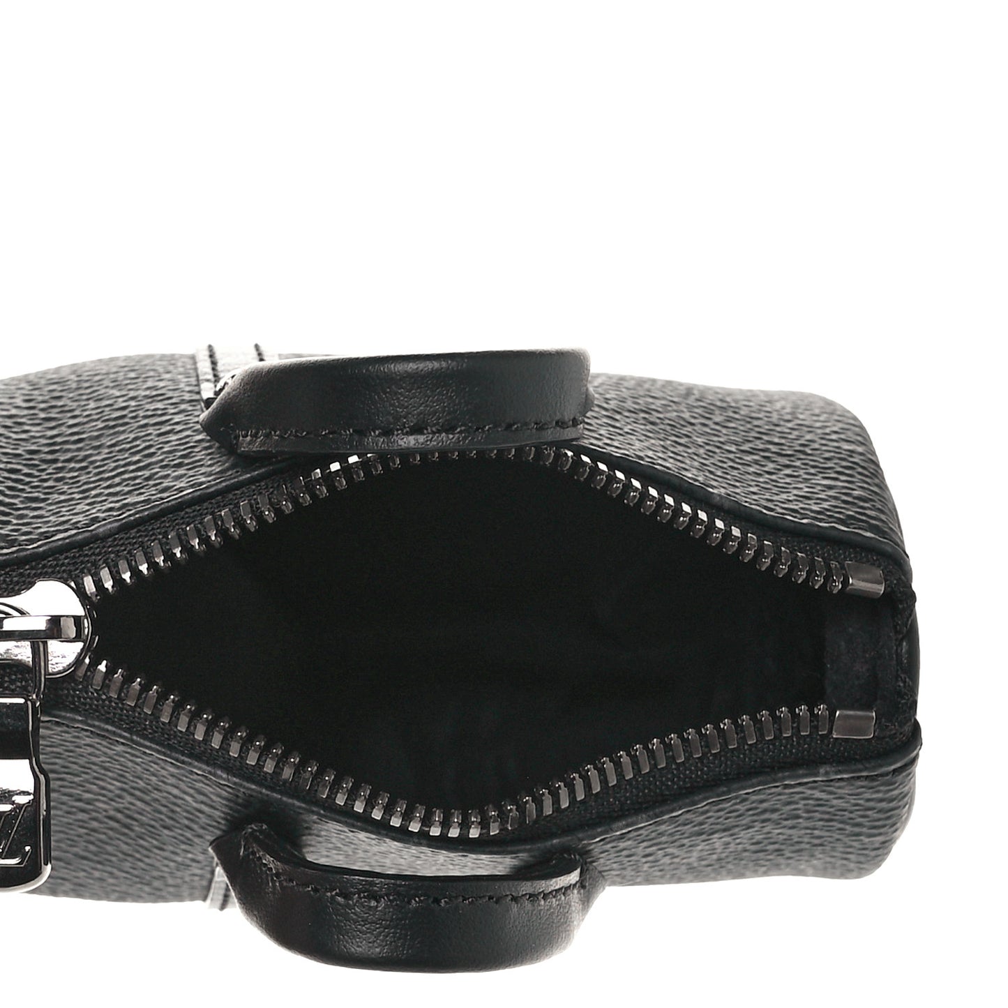 Monogram Eclipse Mini Keepall Bag Charm Key Holder Black