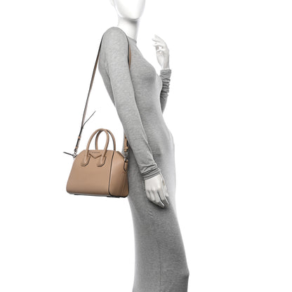 Givenchy Sugar Goatskin Mini Antigona Beige Camel 2 of 13