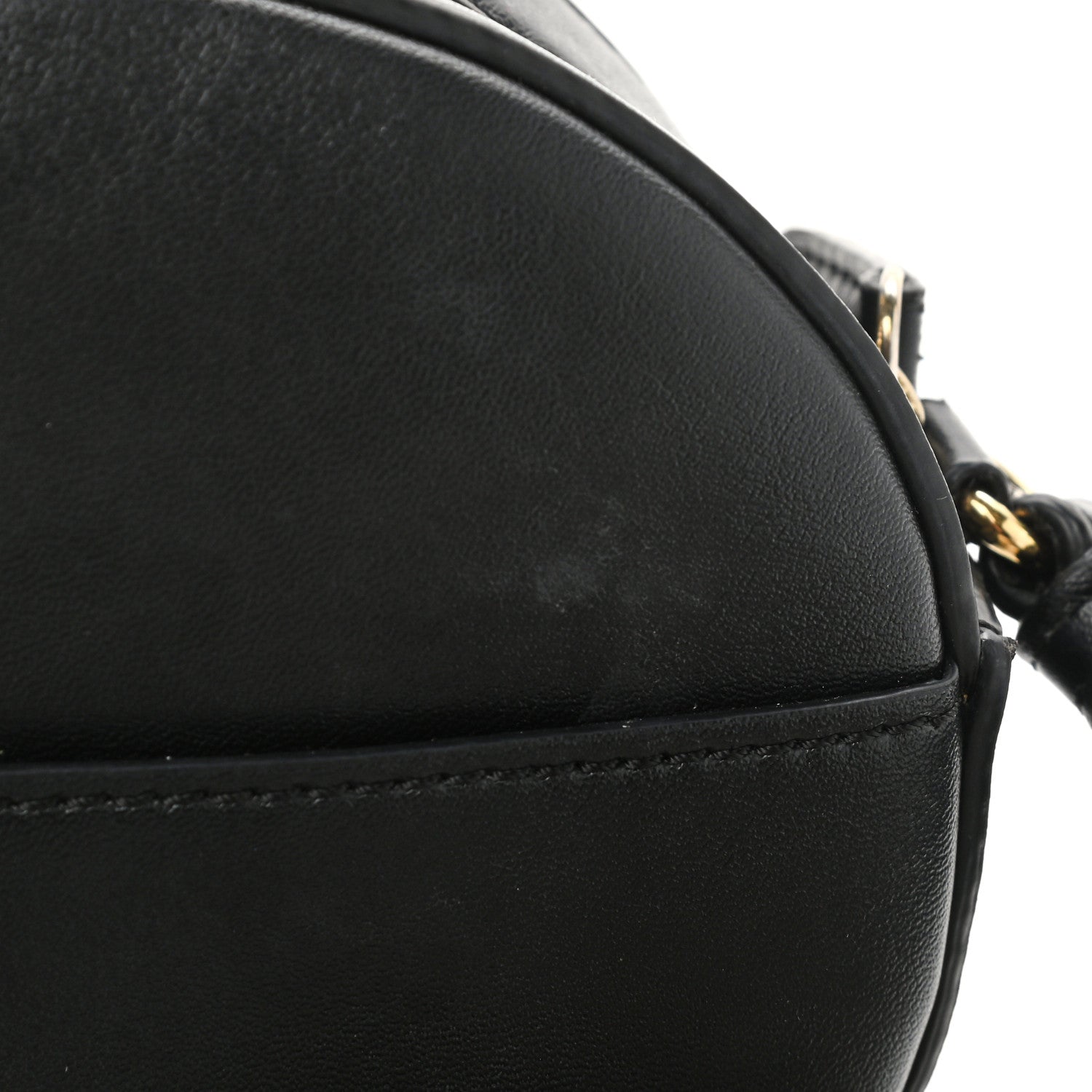 Stella McCartney Eco Alter Nappa Perforated Round Logo Crossbody Black 11 of 16
