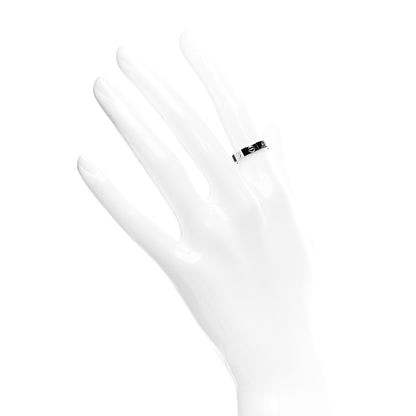 Cartier 18K White Gold 3.5mm LOVE Wedding Band Ring 48 4.5 2 of 5