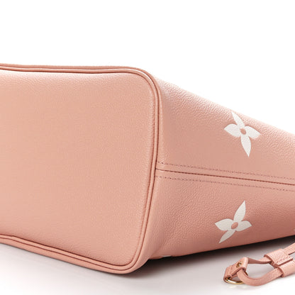 Louis Vuitton Empreinte Monogram Giant Neverfull MM Trianon Pink Cream 8 of 8