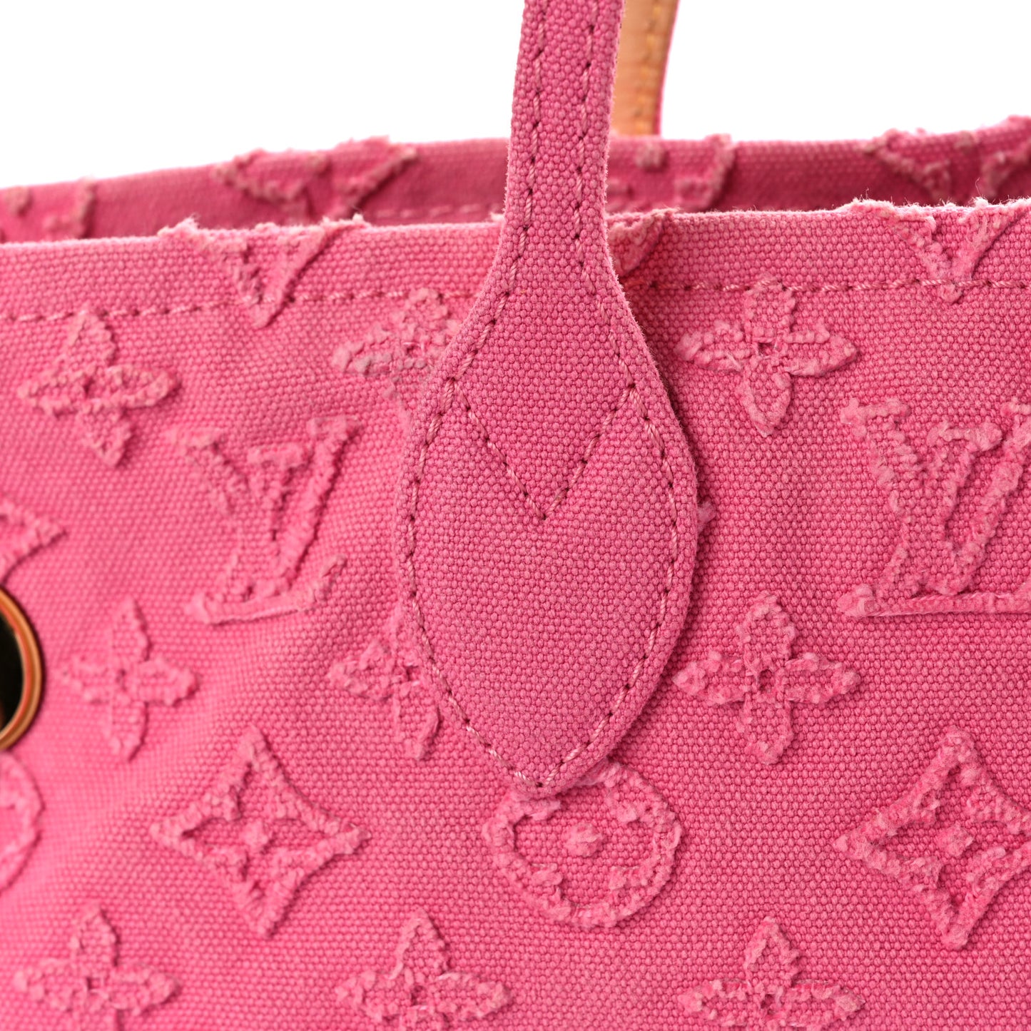 Monogram Denim Neverfull MM Rose