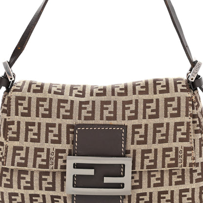 Fendi Zucchino Mini Mama Baguette Tobacco 7 of 11