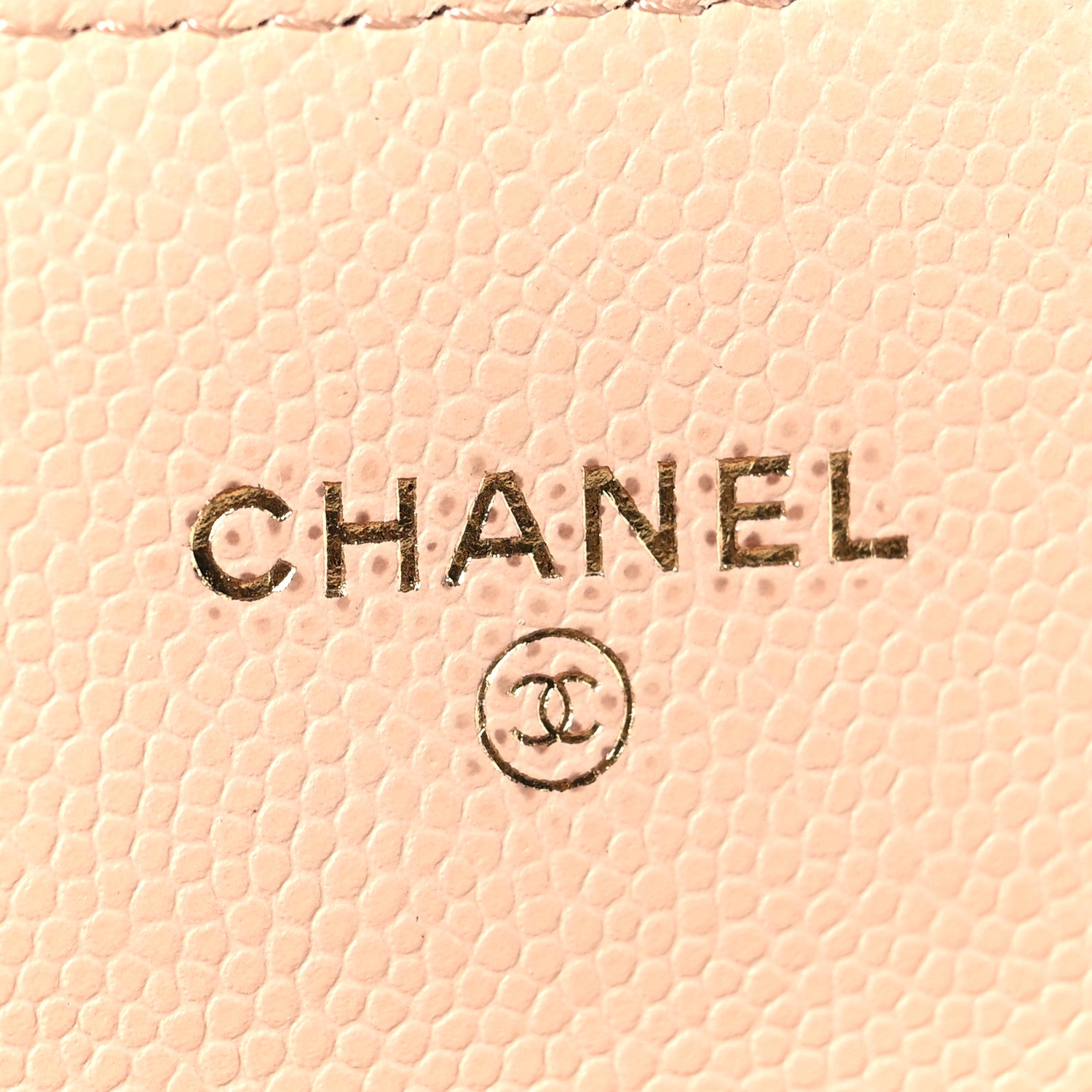 Chanel Caviar Quilted Mini Clutch With Chain Light Beige 6 of 10
