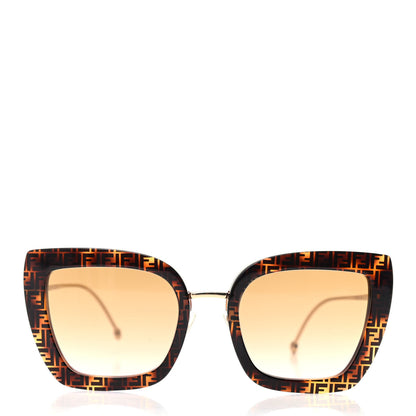 Fendi Acetate Metal F is Fendi FF Square Cat Eye Sunglasses FF 0424/F/S Havana 2 of 6
