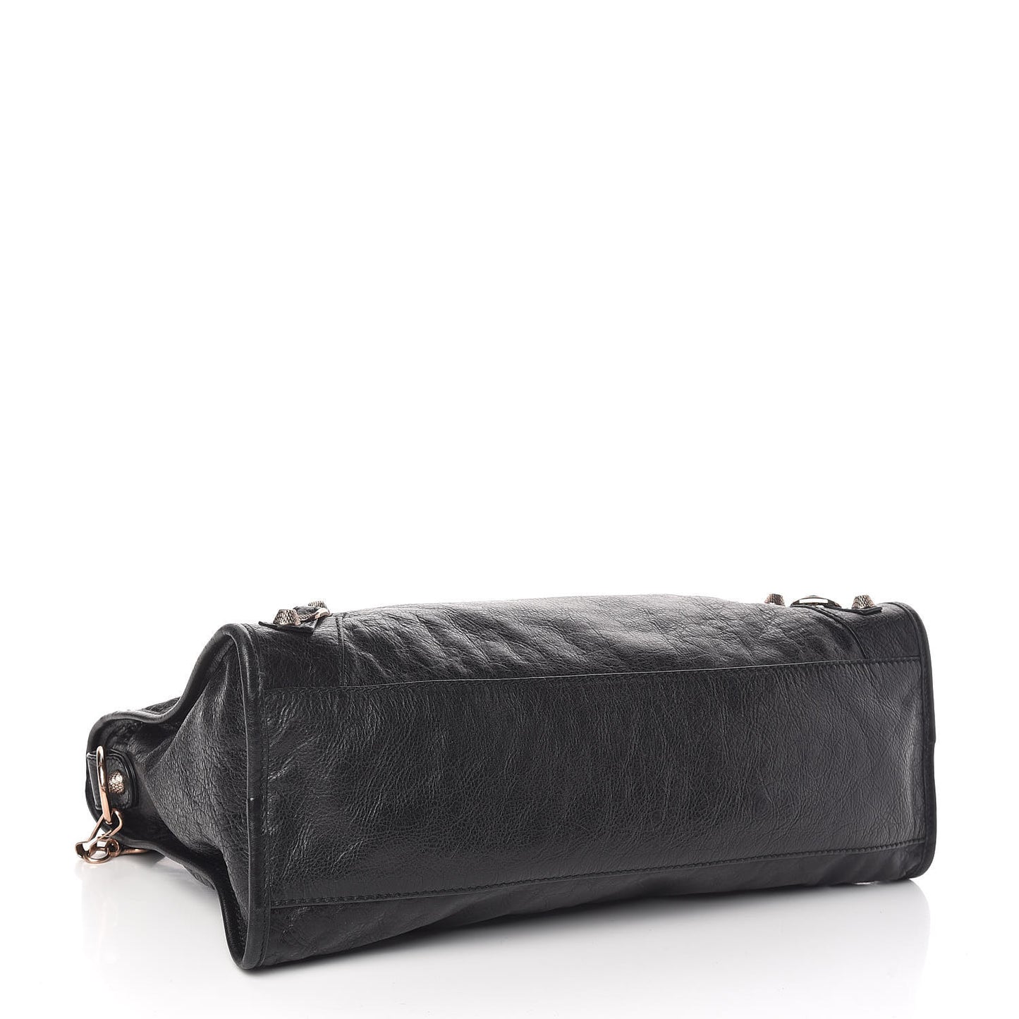 Agneau Giant 12 Rose Gold Hardware City Black