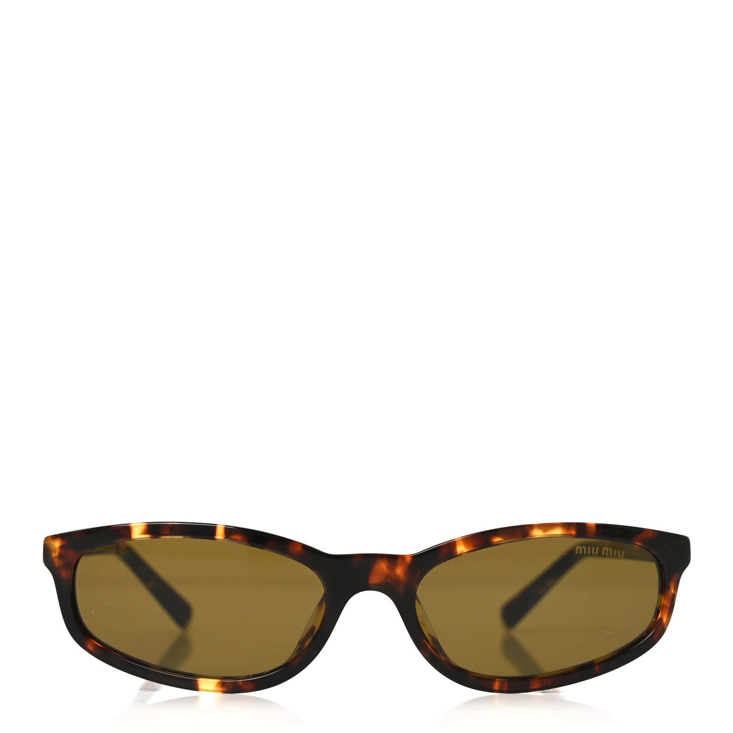 Miu Miu Acetate Cat Eye Miu Regard Sunglasses SMU A06 Tortoise Loden 2 of 7