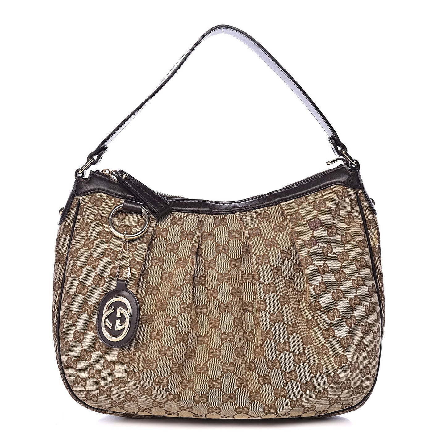 Monogram Medium Sukey Hobo Dark Brown