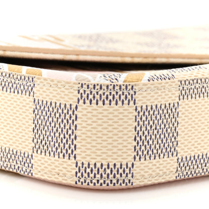 Louis Vuitton Damier Azur Nautical Pochette Felicie Chain Wallet 10 of 11