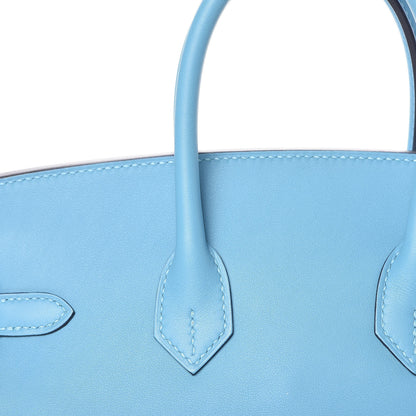 Hermes Swift Birkin 25 Bleu Du Nord 32 of 37