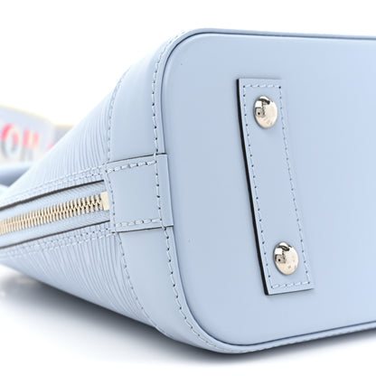 Louis Vuitton Epi Jacquard Alma BB Cloud Blue 8 of 10