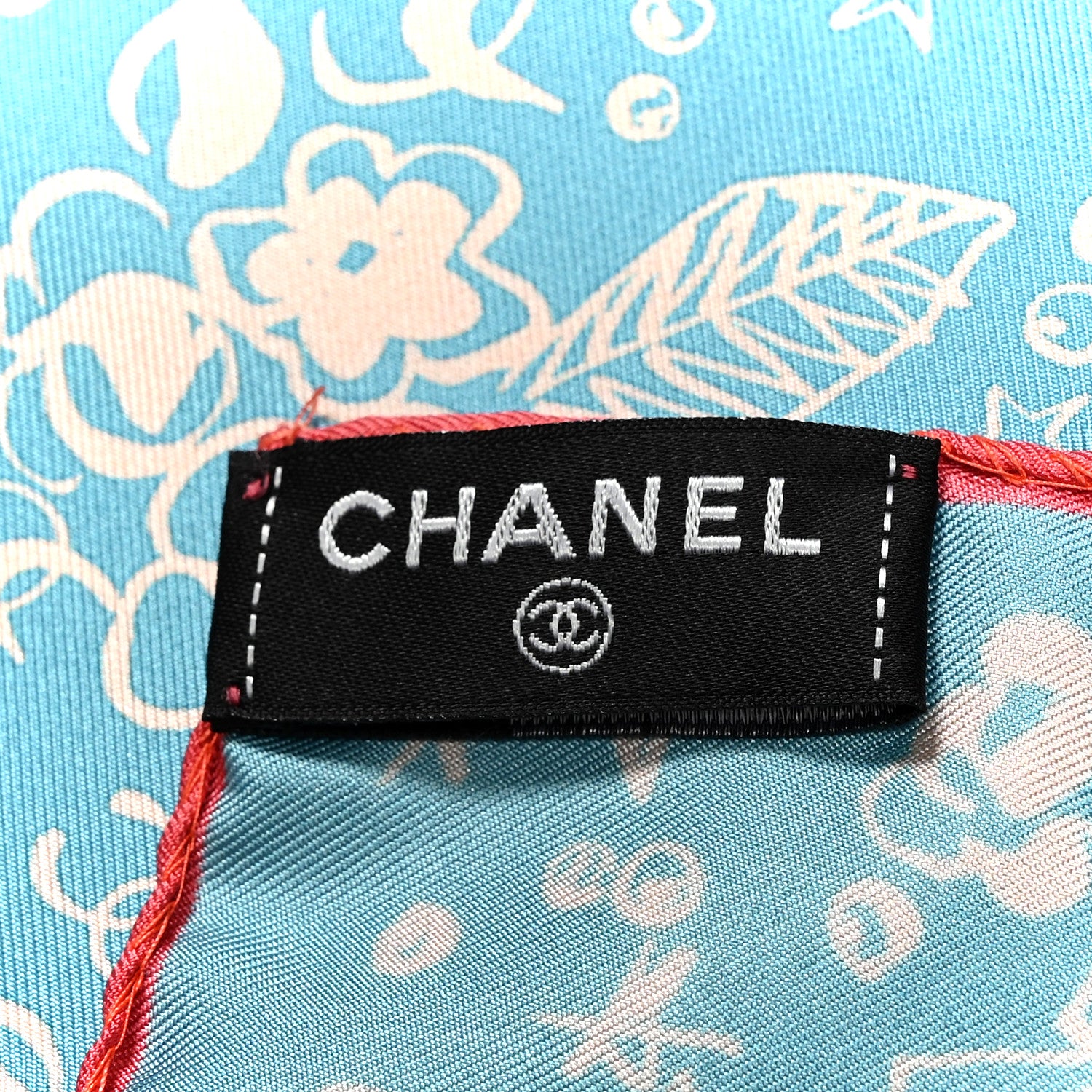 Chanel Silk CC Square Scarf Blue Multicolor 1856564 – FASHIONPHILE