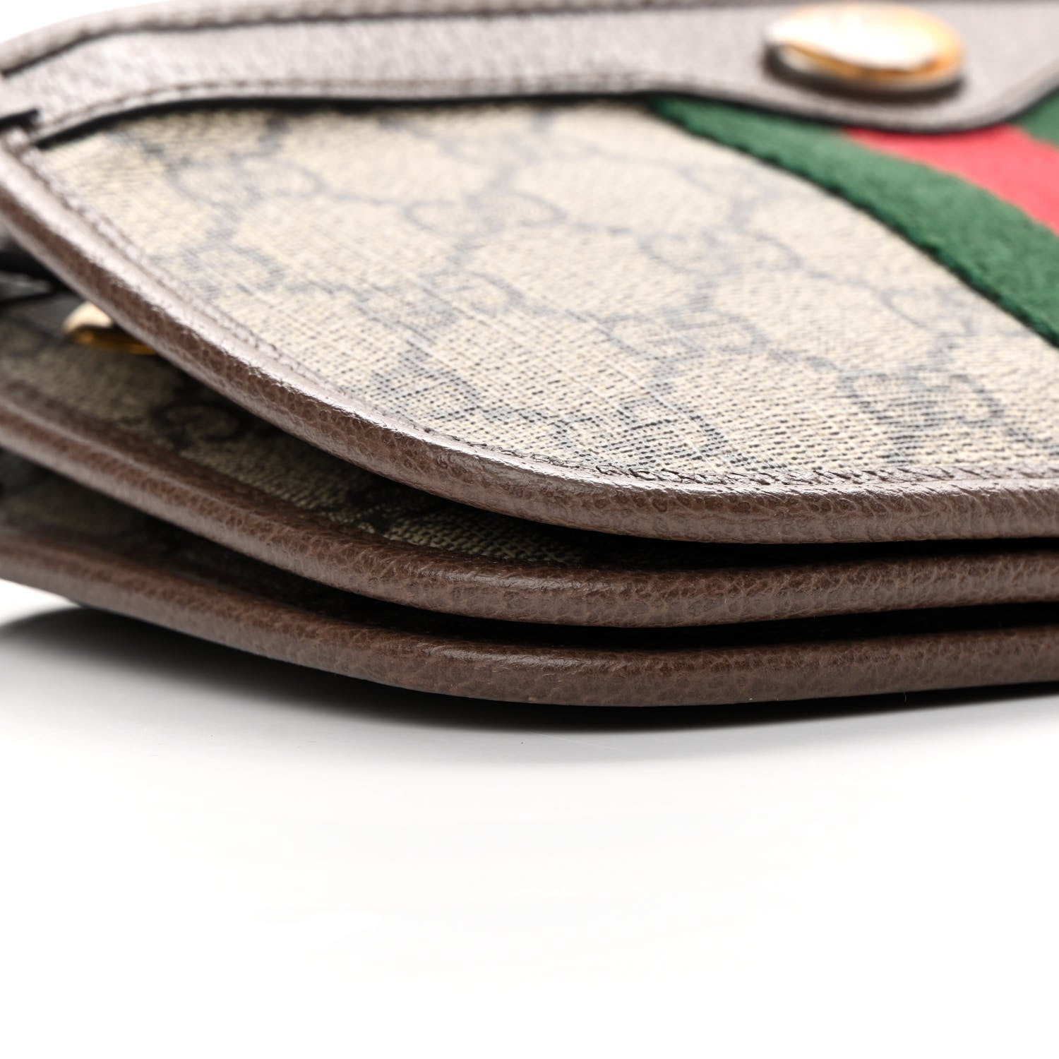 Gucci GG Supreme Monogram Web Ophidia Crossbody Beige New Acero 11 of 14