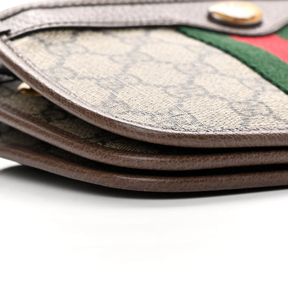 Gucci GG Supreme Monogram Web Ophidia Crossbody Beige New Acero 11 of 14