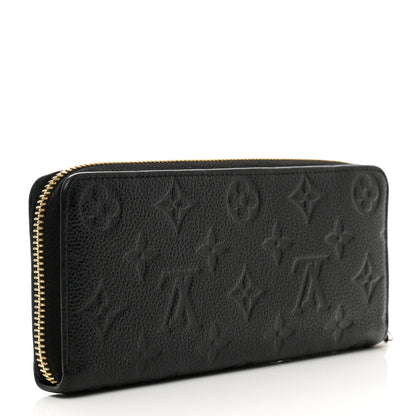 Louis Vuitton Empreinte Clemence Wallet Black 3 of 9