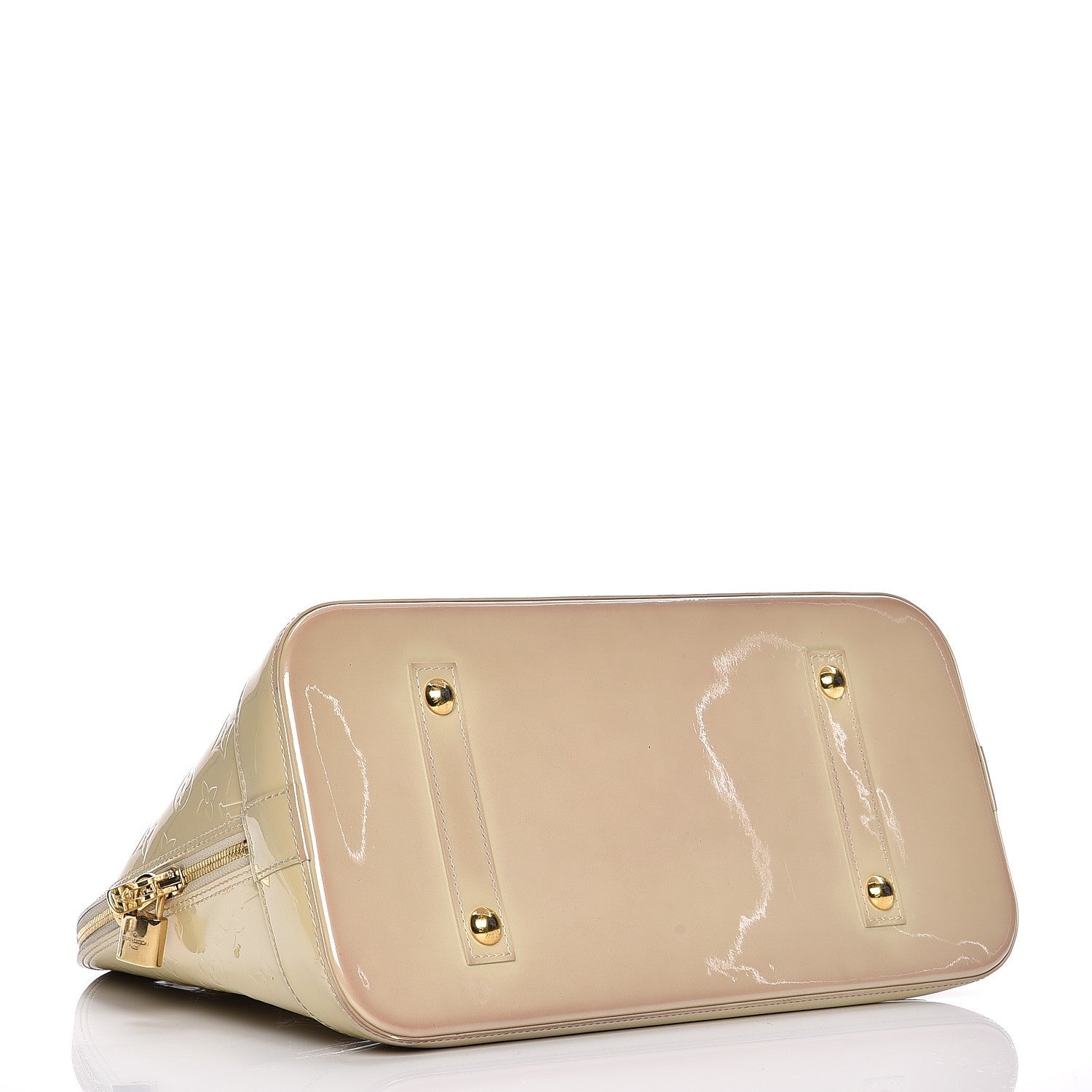 Louis Vuitton Vernis Alma GM Blanc Corail 4 of 17
