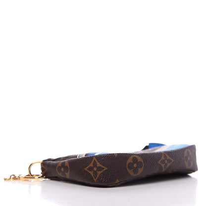 Louis Vuitton Monogram 2019 Christmas Animation Mini Venice Pochette Accessories Blue 4 of 12
