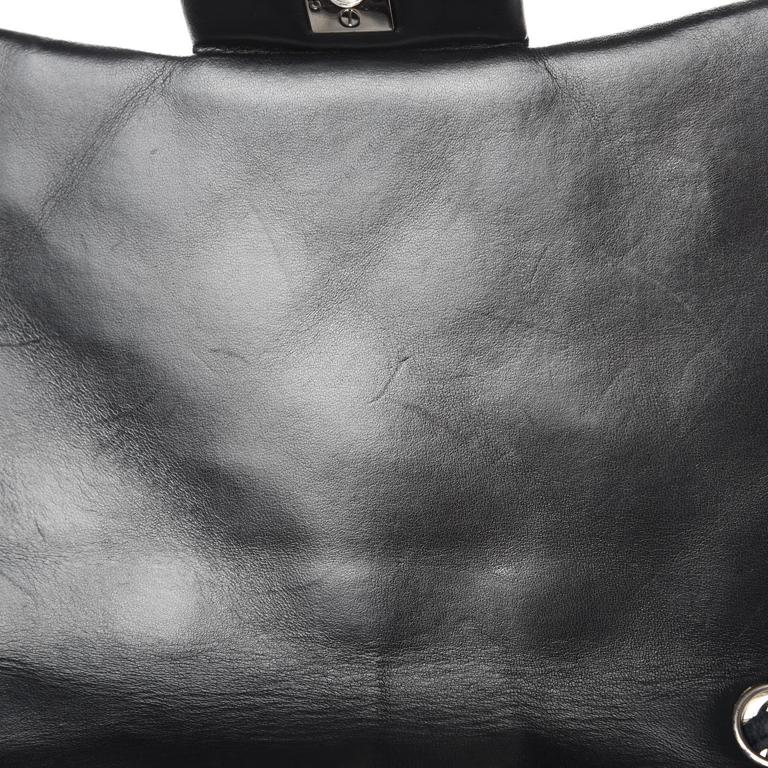 Chanel Lambskin Quilted Jumbo Single Flap Black 13 of 15