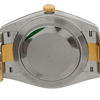 Rolex Stainless Steel 18K Yellow Gold Diamond 41mm Oyster Perpetual Datejust Watch Champagne 126333 4 of 4