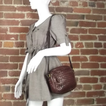 Bottega Veneta Vintage Woven Leather Shoulder Bag Ebano 2 of 9
