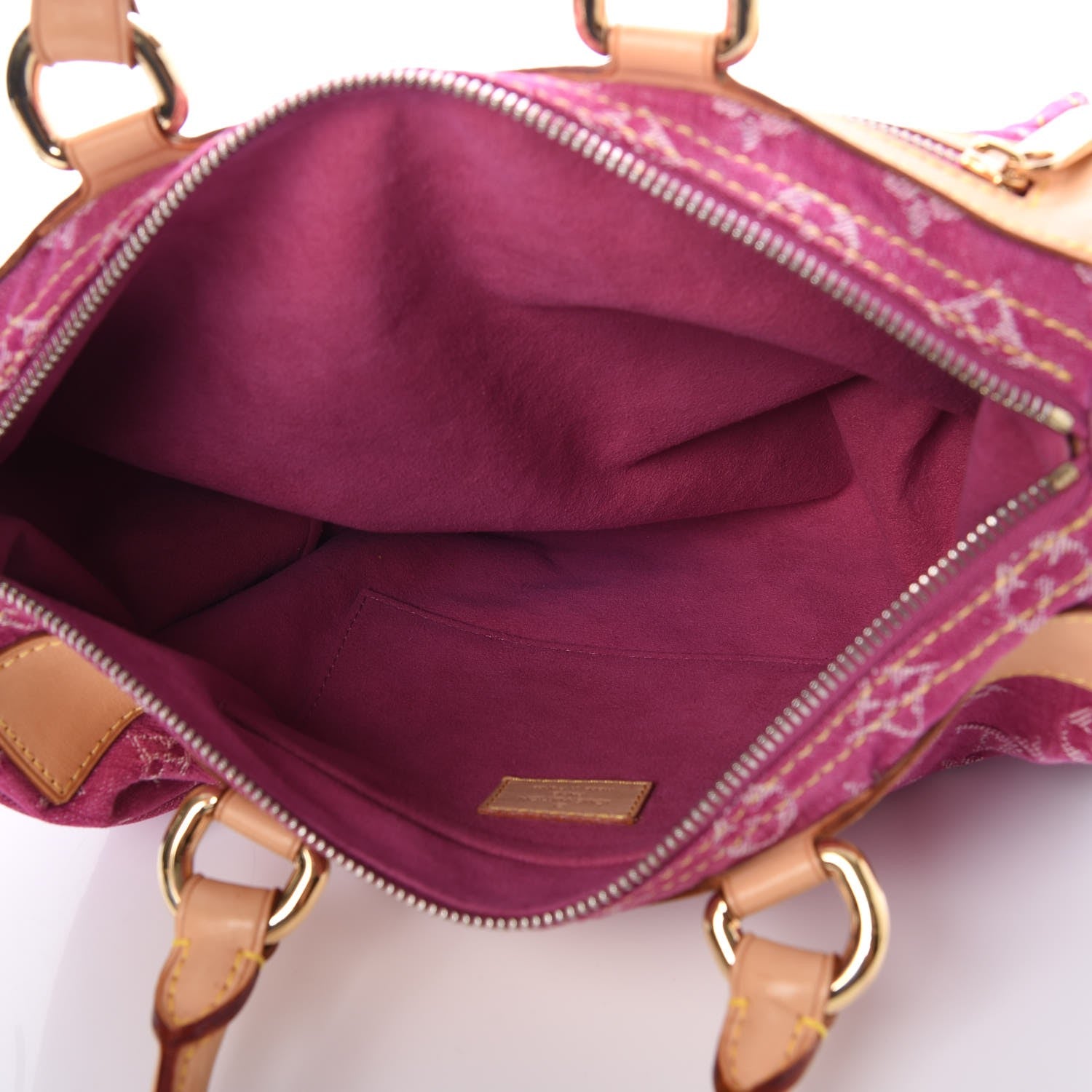 Louis Vuitton Monogram Denim Neo Speedy Fuchsia 5 of 7