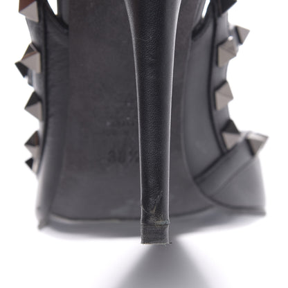 Valentino Garavani Nappa Rockstud Ankle Strap Pumps 38.5 Black 10 of 12