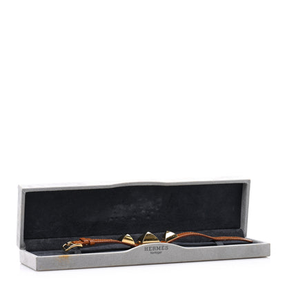 Hermes Stainless Steel Epsom 23mm Medor Quartz Watch Gold Gold 6 of 6