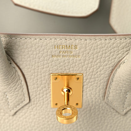 Hermes Togo Birkin 25 Gris Perle 6 of 10