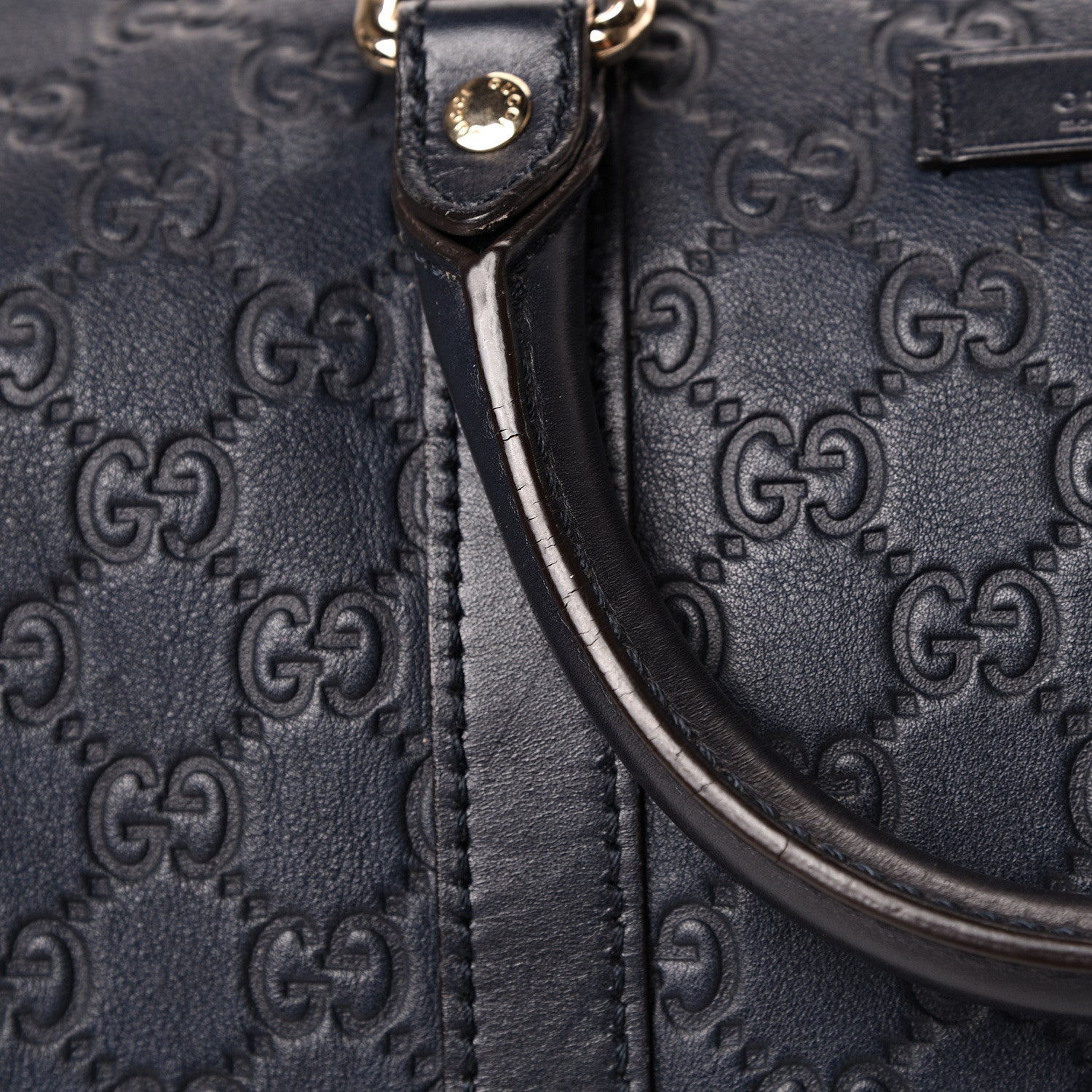 Gucci Guccissima Medium Joy Boston Blue 13 of 15