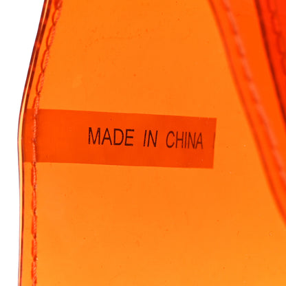 Hermes Vinyl Souvenir De L'Exposition Kelly Orange 6 of 14
