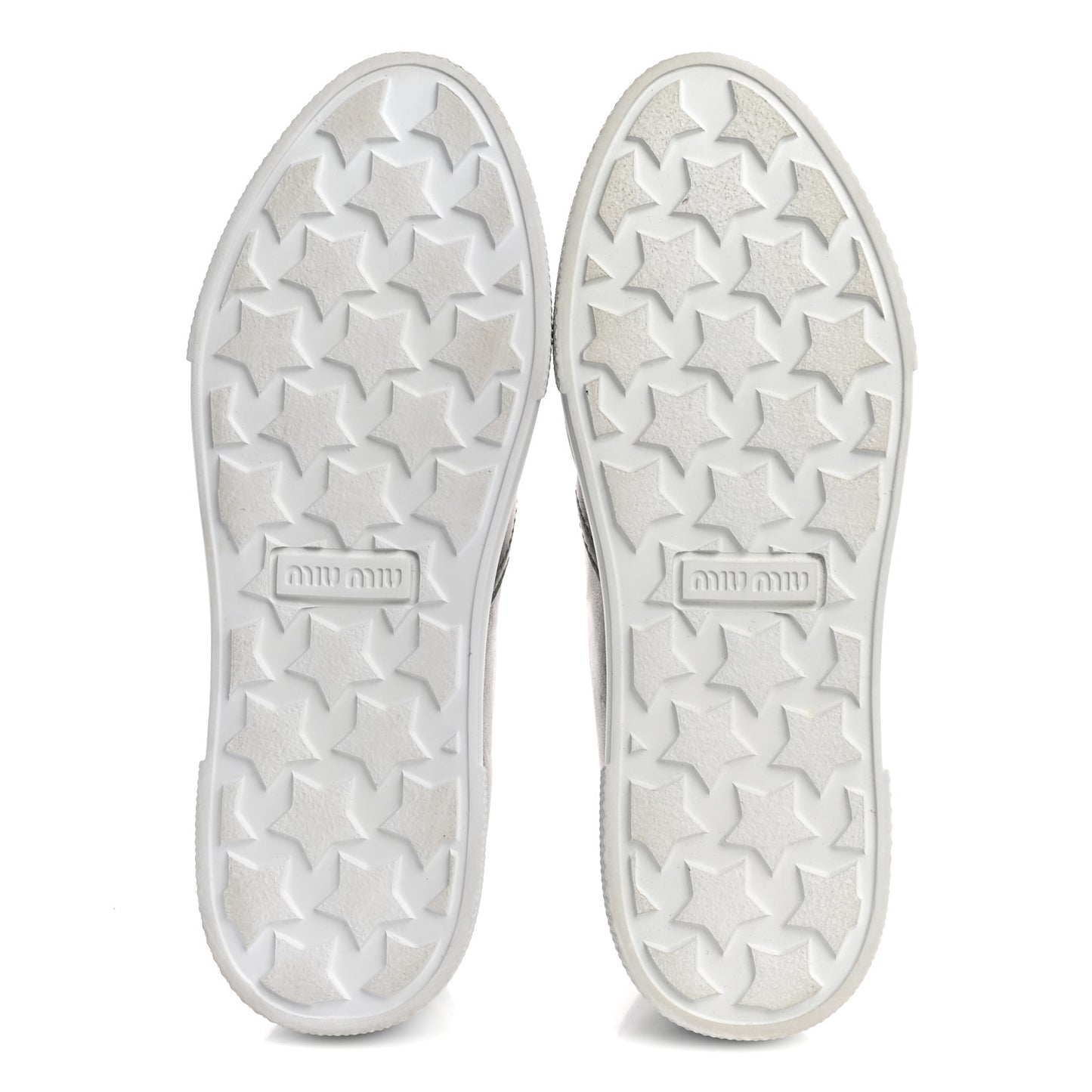 Mordore Crystal Embellished Womens Slip On Trainers 36 Cromo