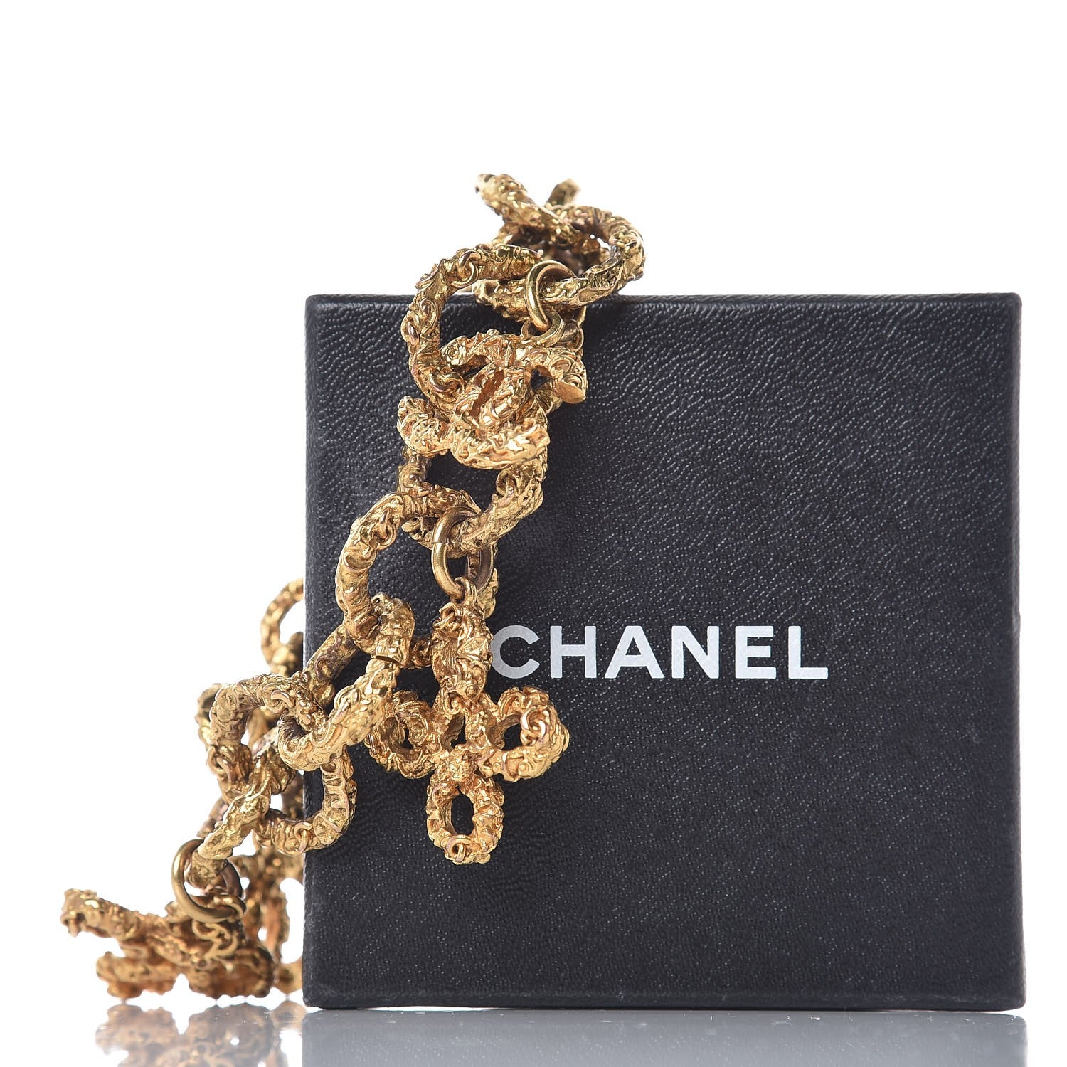 Chanel CC Chain Link Bracelet Gold 5 of 5