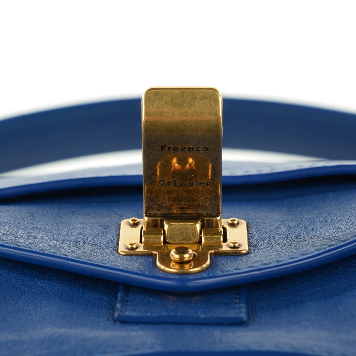 Proenza Schouler Lambskin Large PS1 Satchel Royal Blue 9 of 13