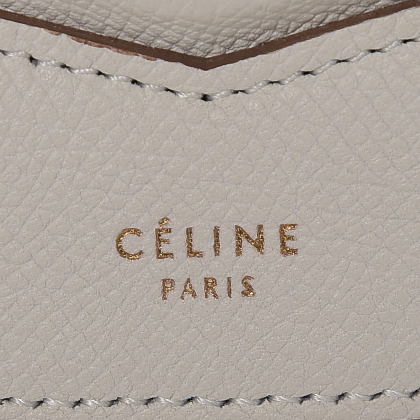 Grained Calfskin Small Trotteur White