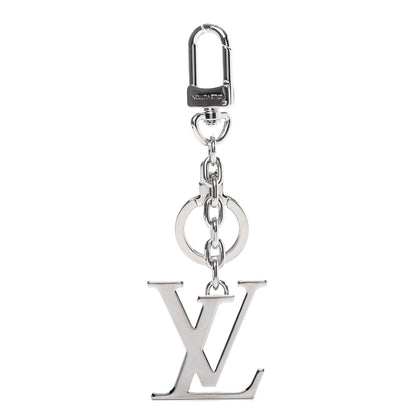 Louis Vuitton LV Facettes Bag Charm Key Holder Silver 1 of 3