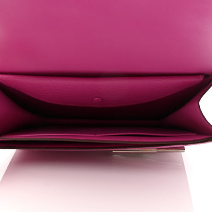 Hermes Chevre Mysore Verrou Clutch Magnolia 5 of 7