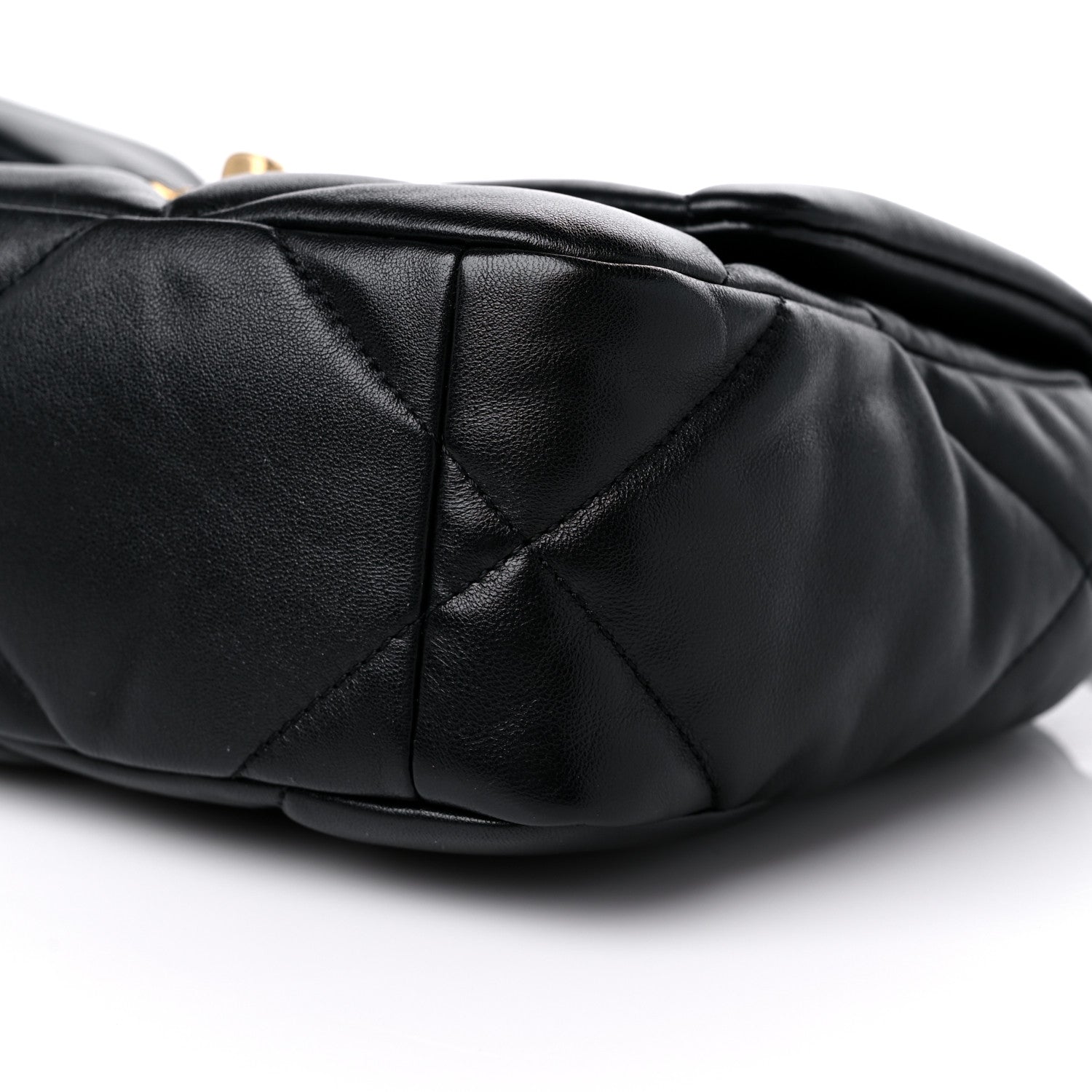 Chanel Lambskin Quilted Medium Chanel 19 Flap Black 9 of 10