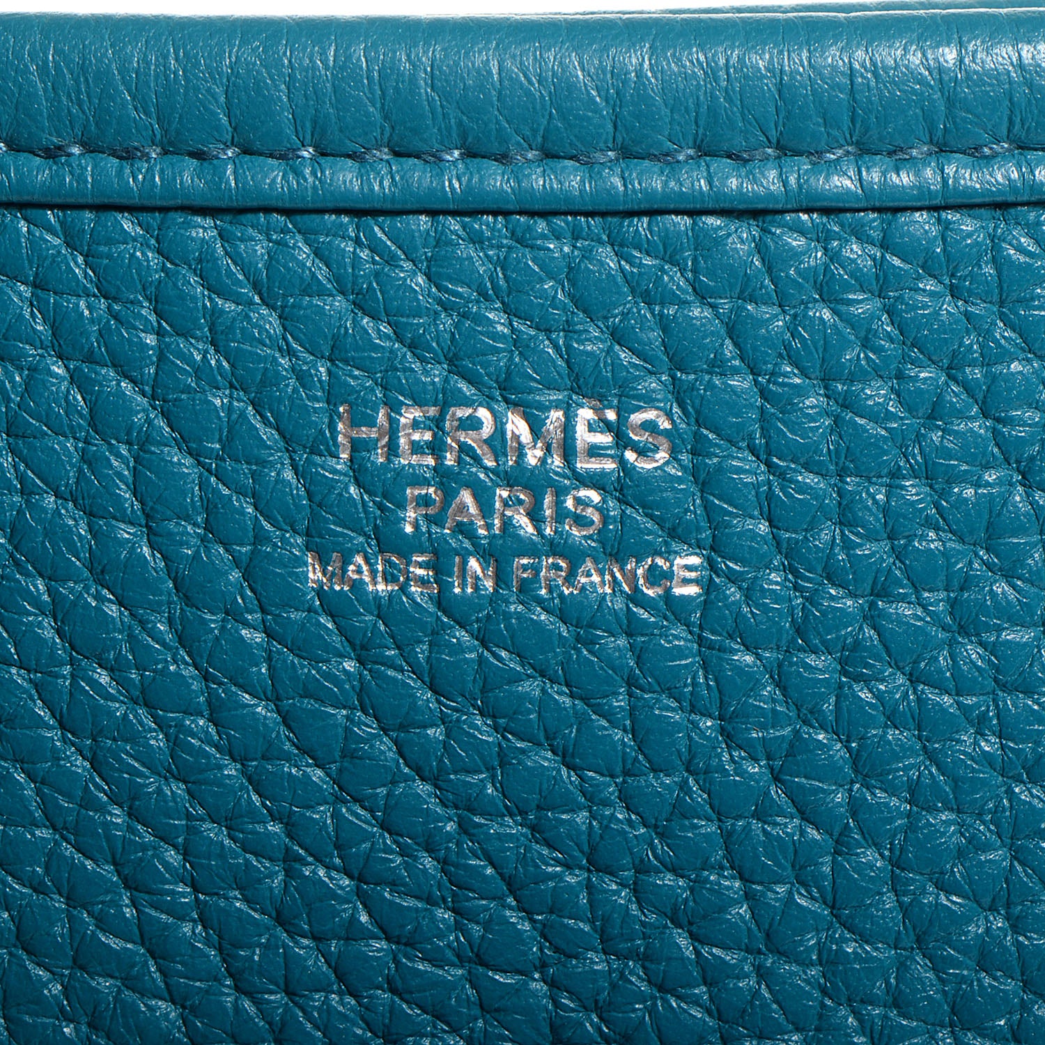 Hermes Taurillon Clemence Evelyne III PM Bleu Izmir 10 of 14