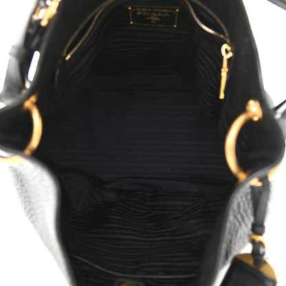 Prada Vitello Daino Hobo Black 4 of 10