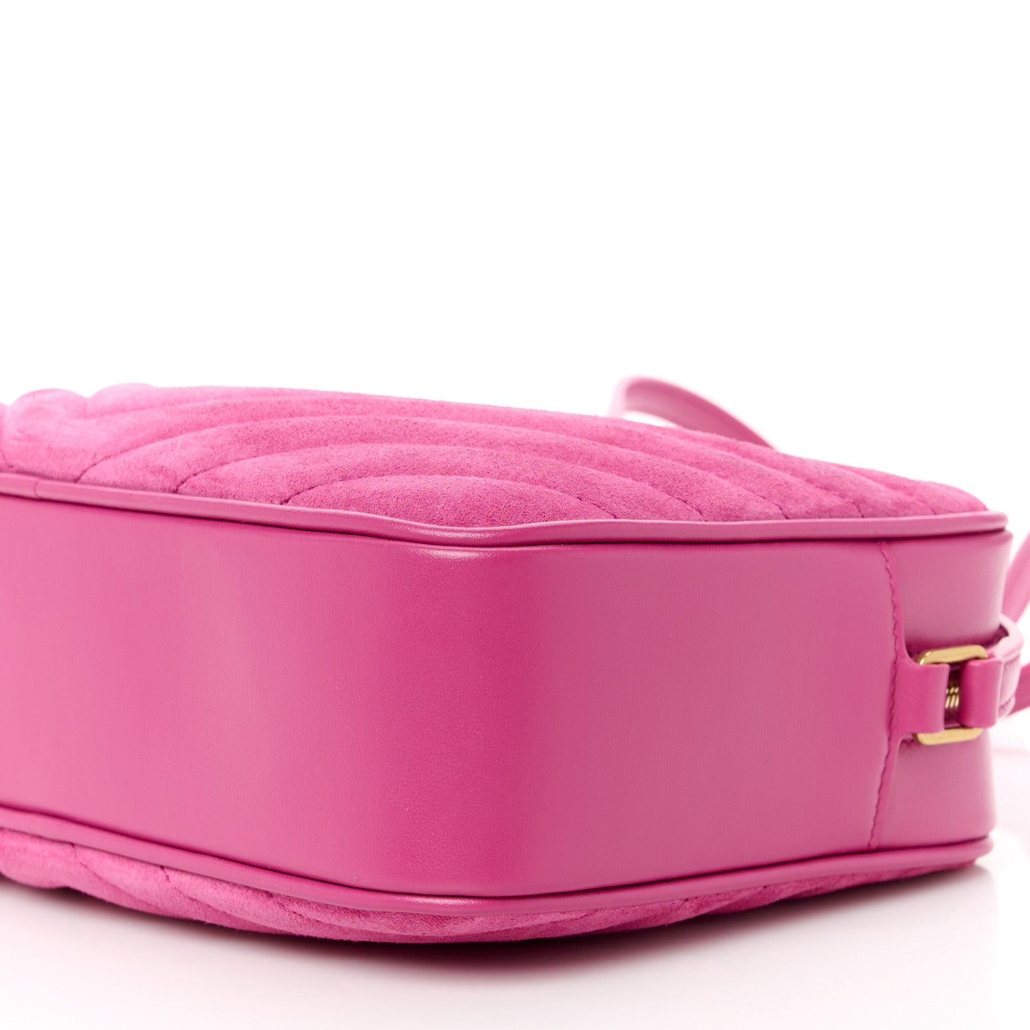 Saint Laurent Suede Matelasse Monogram Lou Camera Bag Rose 10 of 11