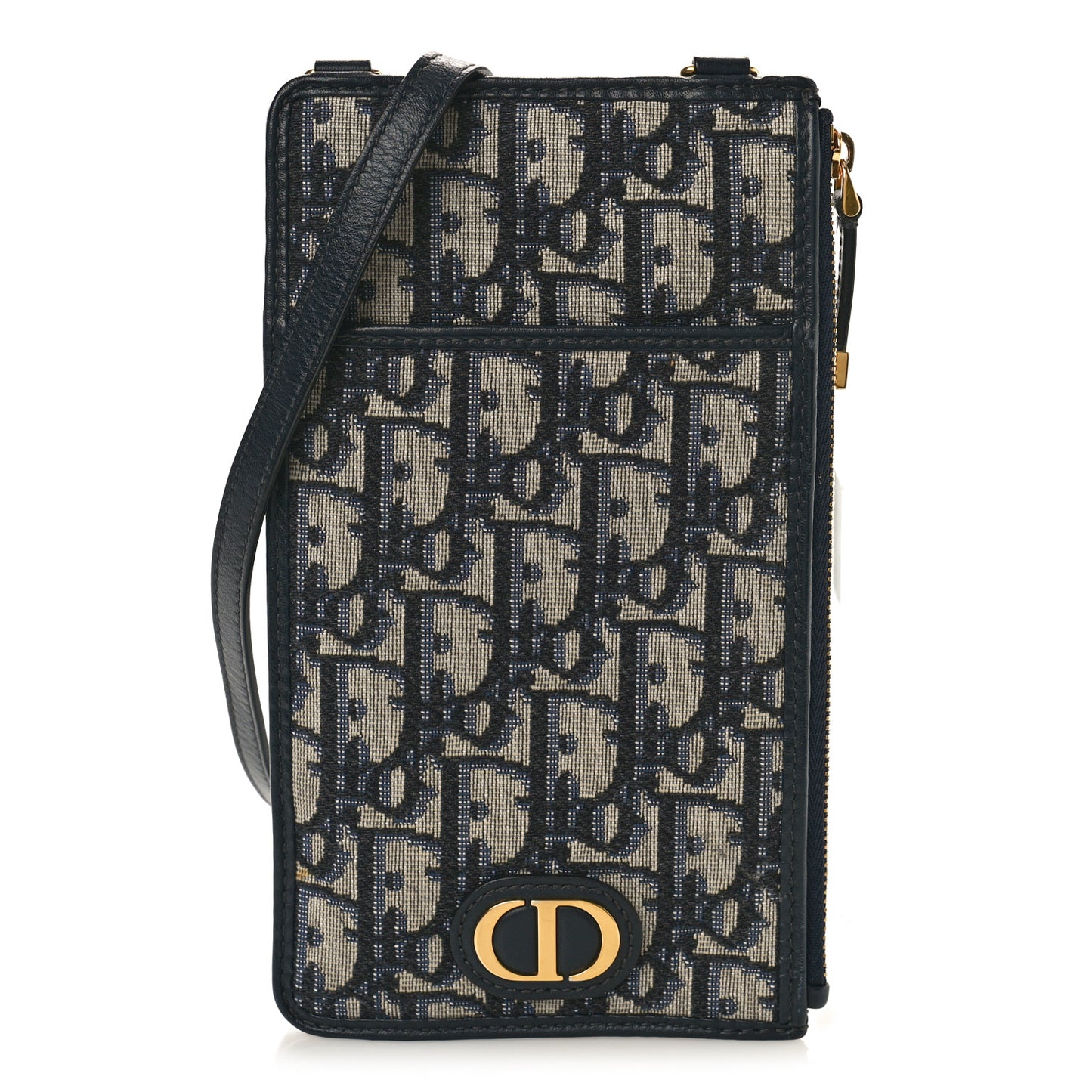 Oblique 30 Montaigne Long Wallet Blue